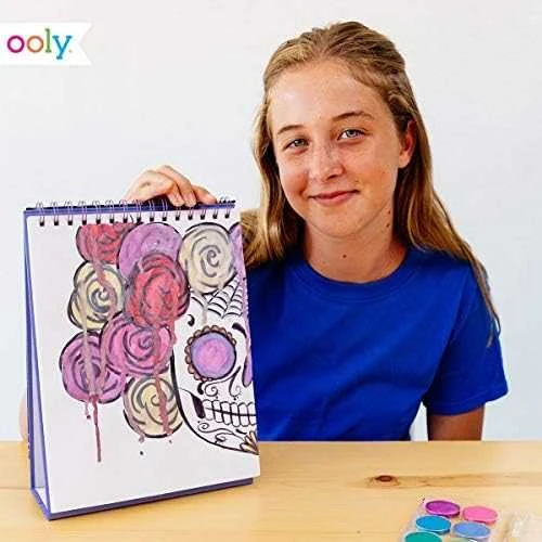 Kolorowe Baloniki Spalvingi balionai Sketch&Snow blokas su stovu - Dangaus žvaigždės