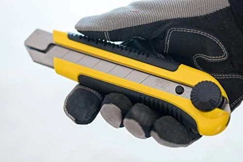 STANLEY KNIFE 25mm PLŪDŽIAMO PEILIO METALINĖ ABS rankena/KORTELĖ