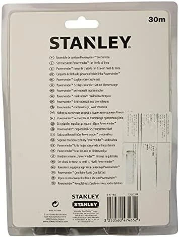 STANLEY SZNUR TRASERSKI POWERWINDER 30m + KREDA + POZIOMNICA SZNURKOWA