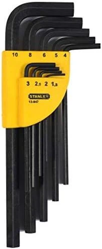 Šešiakampių raktų rinkinys Stanley 1-13-947; HEX2-HEX10; 9 vnt.
