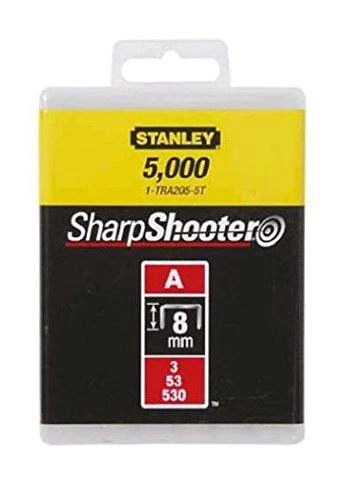 53 A tipo kabės „STANLEY" 5000 vnt. 8 mm