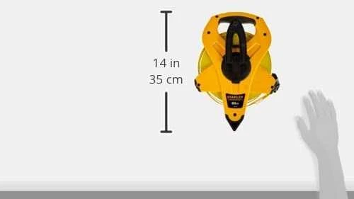 STANLEY TAŚMA MIERNICZA GEODEZYJNA Z WŁÓKNA SZKLANEGO POWERWINDER 60m