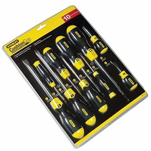STANLEY SUKTUČIŲ RINKINYS 10 vnt. CUSHION GRIP PŁ + PH