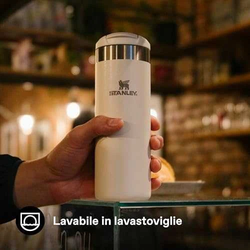Termopuodelis Stanley Aerolight Transit, 0,47 l, Kreminis