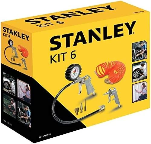 Kompresorius Stanley DN 200/8/6 + 6 priedai