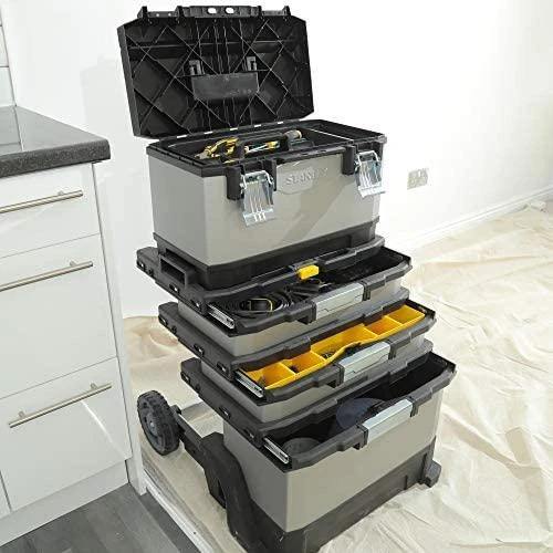 Stanley FatMax įrankių dėžė su ratukais, plastikas