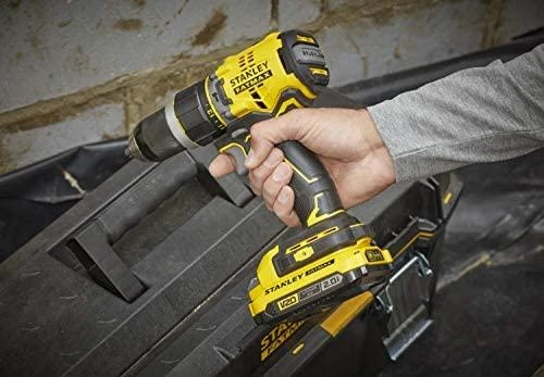 Smūginis  STANLEY SFMCD721D2K akumuliatorinis gręžtuvas 18V