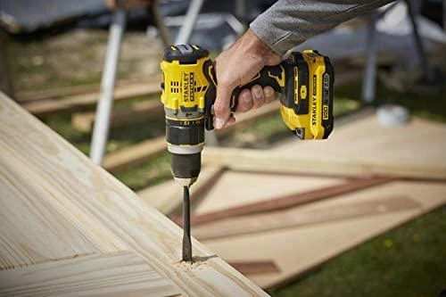 Smūginis  STANLEY SFMCD721D2K akumuliatorinis gręžtuvas 18V