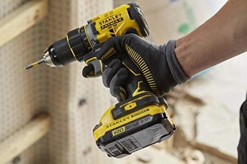 Suktuvas-gręžtuvas Stanley SFMCD720B-XJ; 18 V (be akumuliatoriaus ir pakrovėjo)
