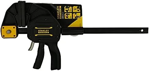 Stanley Tools FatMax XL paleidimo gnybtas 300 mm, STA083239 Stanley Tools FatMax XL trigerinis gnybtas turi tvirtą, termiškai apdorotą plieninį I sijos strypą, kuris užtikrina ilgalaikį tvirtumą ir patvarumą. Įrengtos nuimamos, minkštos žandikaulio plokštės su grioveliais, kad pagerintų sukibimą, ir įduba strypui ir apvalioms medžiagoms. Žandikaulis gali būti lengvai apverčiamas, kad taptų barstytuvu, nereikalaujant papildomų įrankių.