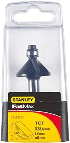 Nuožulnų freza Stanley; 28,6/9 mm; su guoliu