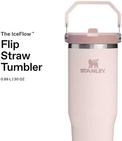 Gertuvė Stanley Classic The IceFlow, 0,89 l, rožinės / kvarco spalvos