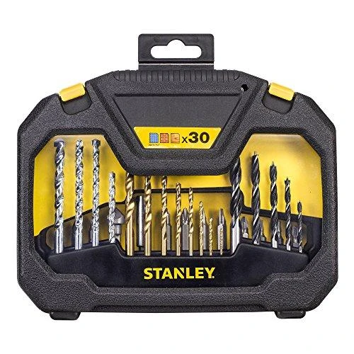 Grąžtas STANLEY Rinkinys sukimo antgalių I grąžtų 30el.