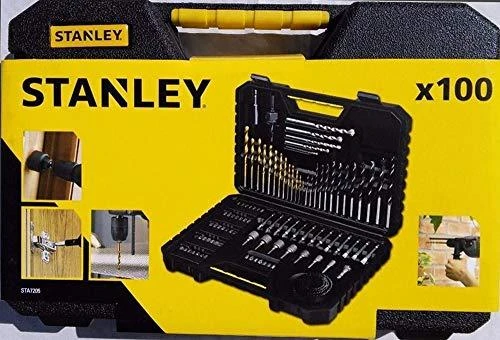Grąžtas Grąžtų ir sukimo antgalių komplektas Stanley STA7205-XJ; 100 vnt.