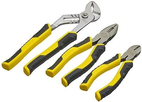 STANLEY PLIERS DYNA GRIP RINKINYS 3 vnt.
