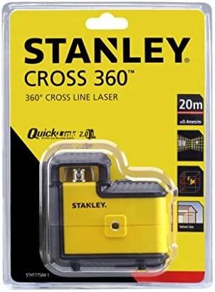 Kryžminis lazerinis nivelyras Stanley SLL360; raudonas