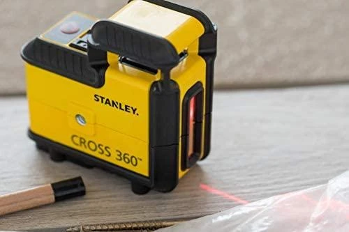 Kryžminis lazerinis nivelyras Stanley SLL360; raudonas