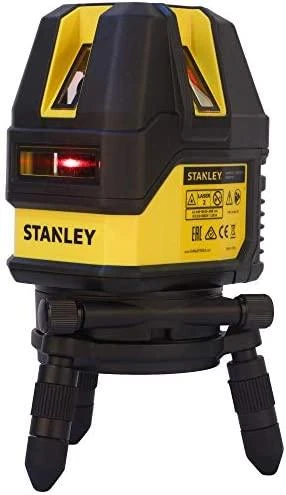 Stanley Kryžminis lazerinis nivelyras Multi-line 4V1H, raudonas