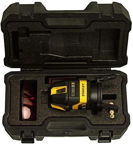Stanley Kryžminis lazerinis nivelyras Multi-line 4V1H, raudonas