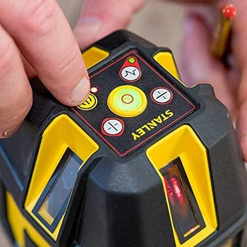 Stanley Kryžminis lazerinis nivelyras Multi-line 4V1H, raudonas
