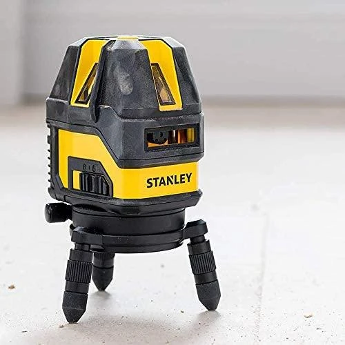 Stanley Kryžminis lazerinis nivelyras Multi-line 4V1H, raudonas