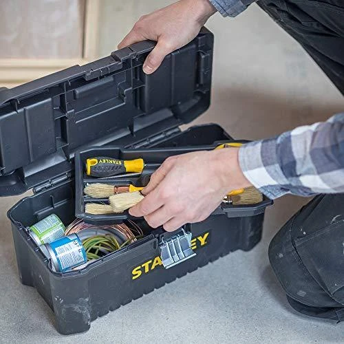 Įrankių dėžė Stanley 16" Essential su metaliniais užraktais STST1-75518