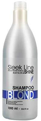 Šampūnas šviesiems plaukams Stapiz Sleek Line Blond 1000ml