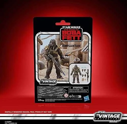 Hasbro Star Wars The Book of Boba Fett Krrsantan figure 9,5cm