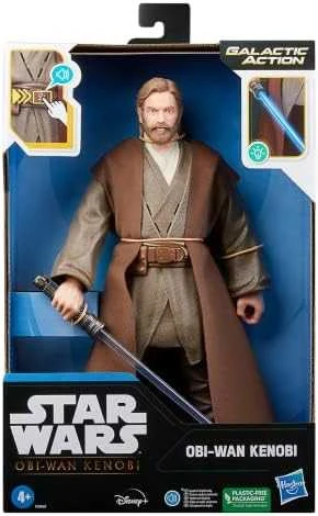 Star Wars Interaktyvi veiksmo figūrėlė „Galaktikos Obi-Wan Kenobi“, 30 cm