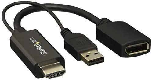 Adapteris AV StarTech HDMI – DisplayPort + USB-A prievadas (HD2DP)