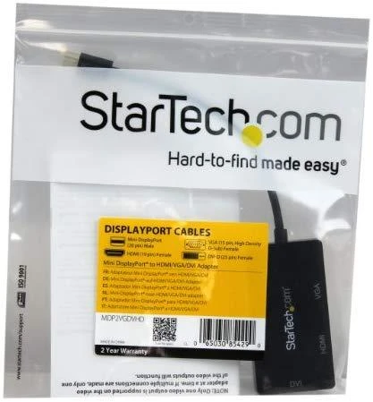 „Startech“ 3 viename mini ekrano prievadas – VGA / HDMI / DVI adapteris