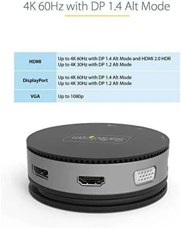 StarTech USB TYPE-C 10GBPS MINI DOCK/DOCK HDMI/DP/VGA -PD/USB/GBE