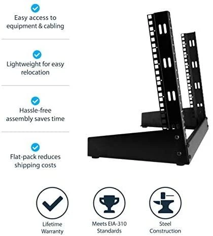 StarTech 2-POST DESKTOP RACK - 8U (RK8OD)