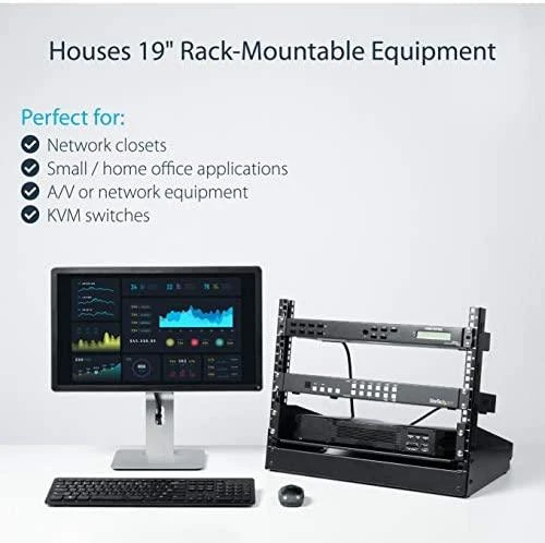 StarTech 2-POST DESKTOP RACK - 8U (RK8OD)