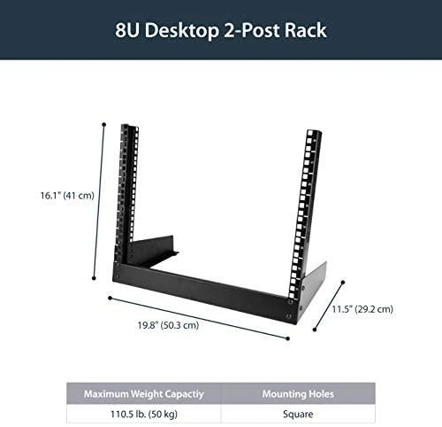 StarTech 2-POST DESKTOP RACK - 8U (RK8OD)
