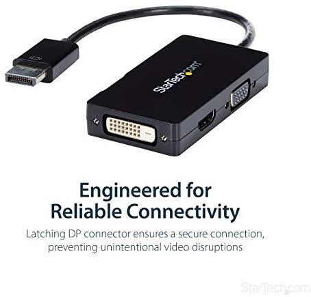 Adapteris AV StarTech DisplayPort – HDMI – D-Sub (VGA) – DVI-D (DP2VGDVHD)