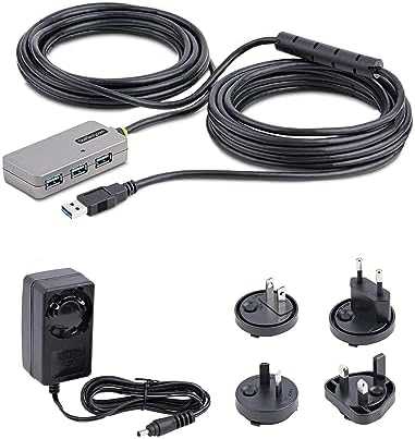 StarTech USB EXTENDER HUB 10M USB 3.0/USB 3.0 EXTENSION CABLE W/ USB H