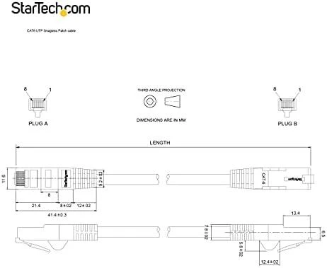 StarTech RJ-45/RJ-45 kat.6 Raudona 7m (N6PATC7MRD)