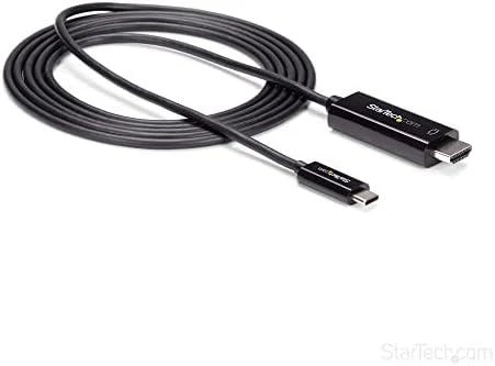USB-C į HDMI adapterio kabelis, 2 metrų