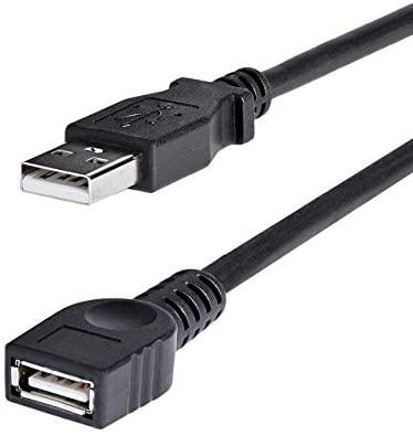 StarTech.com USBEXTAA6BK USB kabelis 1,83 m USB A Juoda