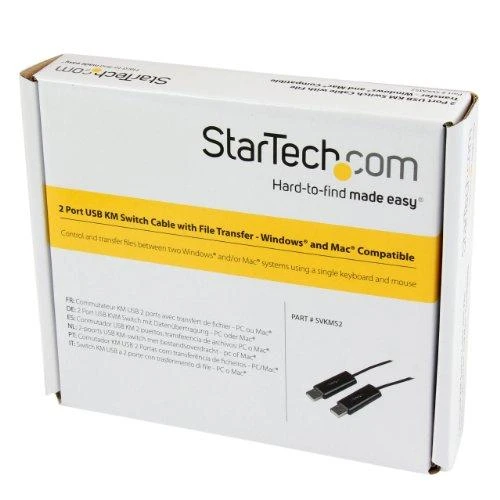 StarTech.com SVKMS2 KVM jungiklis Juoda