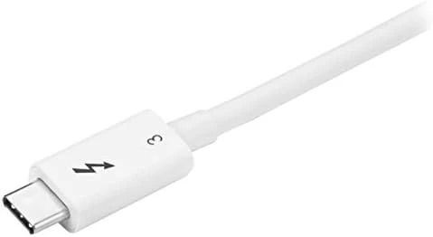 USB kabelis StarTech USB-C – USB-C 0,5 m baltas (TBLT34MM50CW)