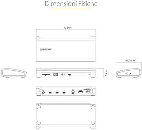 HUB USB StarTech HUB USB Startech TB4CDOCKUE