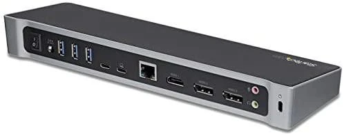 StarTech USB-C replikatorius su gausia jungčių panele