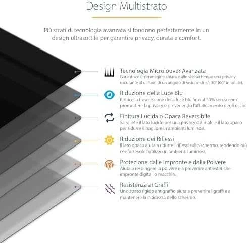 Monitoriaus StarTech privatumo filtras "Startech 2869-PRIVACY-SCREEN".