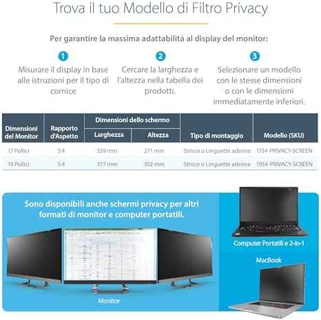 StarTech 19 MONITORIUS PRIVACY FILTER/.