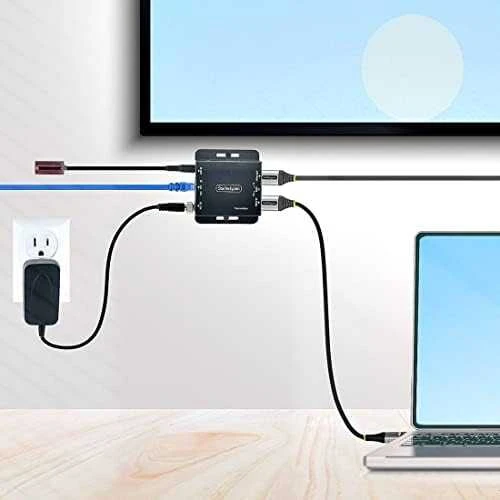 Startech HDMI extenderio jungčių schema