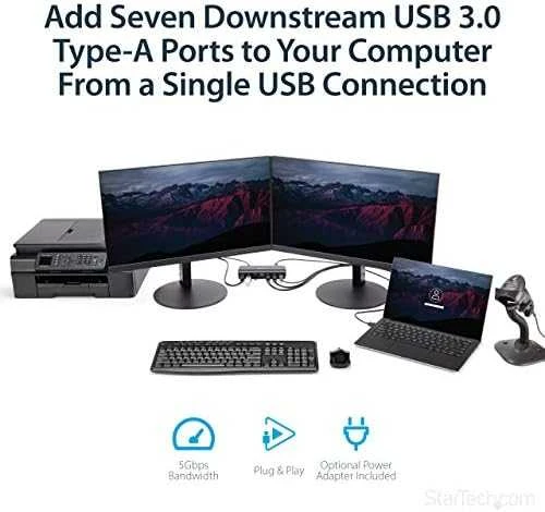 HUB USB StarTech 7x USB-A 3.0 (ST7300USB3B)