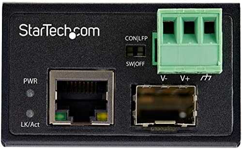 StarTech INDUSTRIAL FIBER TO ETHERNET/CONVERTER 100MBPS SFP TO RJ45