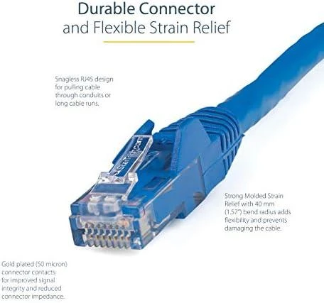 StarTech Kabelis Rj45, Cat6, 7m, mėlyna (N6PATC7MBL)